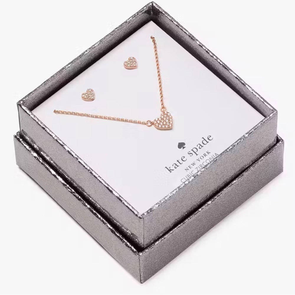 NWT Kate Spade earrings and necklace set